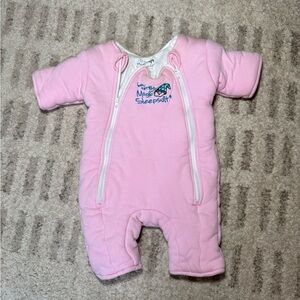 Baby Merlin's Magic Sleepsuit Large Pink 6-9 months